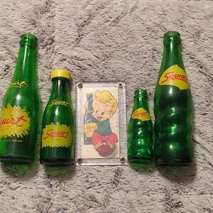 Amazing vintage squirt bottles & advertising collection Soda POP collection